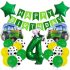 Комплект от 24 бр. Балони (Фолио и Латекс) + Висулка Happy Birthday Tractor