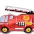 Гига Комплект от 61 ч. Балони, Хартиени Аксесоари и Висулка Happy Birthday Ultimate Transportation