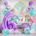 Комплект от 21 бр. Балони (Фолио и Латекс) Mermaid Party