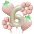 Комплект от 5бр. Фолиеви Балонa Strawberry Flowerista
