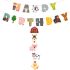 Мега Комплект от 31 бр. Балони (Фолио и Латекс) + Висулка Happy Birthday Farm