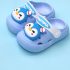 Джапанки Кроксове с 3Д Щампа Mini Blue Pinguin