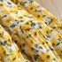 Рокля с Флорален Принт, Колан и Тънки Презрамки Yellow Charm