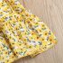 Рокля с Флорален Принт, Колан и Тънки Презрамки Yellow Charm
