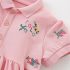 Рокля с Къс Ръкав, Класическа Яка и Закопчаване с Копчета Pink Polo Joy