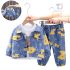 Дънков Комплект от Яке Бомбър, Блузка и Дълъг Панталон Denim Bear Yellow - 3 части