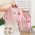 Спортен Комплект от Суитшърт с Висока Яка, Блуза и Панталон Alo Pink Pulse - 3 части