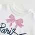 Комплект от Блузка/Суитшърт и Панталон с Тюл и Красиви Щампи Parisienne Charm - 2 части