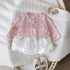 Комплект от Рипс Жилетка с 3Д Панделки и Рокля Тип "Балон" Rose Ribbon - 2 части