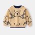 Спортно-Елегантен Комплект от Блузка с Принт и Панталон Teddy Mood Beige - 2 части