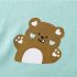 Комплект от Тениска и Шорти със Щамповани Елементи Turquoise Bear - 2 части