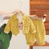 Деним Комплект с Класическа Яка и Ефектен Десен Be Happy - 3 части