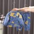Дънков Комплект от Яке Бомбър, Блузка и Дълъг Панталон Denim Bear Yellow - 3 части