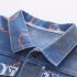 Дънков Комплект от Яке Бомбър, Блузка и Дълъг Панталон Denim Bear - 3 части