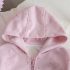 Спортен Комплект с Добавена Качулка и Закопчаване с Цип Hearts Bunny Pink - 2 части