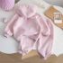 Спортен Комплект с Добавена Качулка и Закопчаване с Цип Hearts Bunny Pink - 2 части
