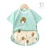 Комплект от Тениска и Шорти със Щамповани Елементи Turquoise Bear - 2 части