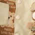 Комплект от Яке с Класическа Яка, 3Д Елемнти, Блузка и Панталон Happy Little Bear - 3 части