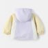 Яке/Ветровка с Добавени Качулка и Мини Бродерия Cotton Candy Lavender