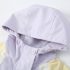 Яке/Ветровка с Добавени Качулка и Мини Бродерия Cotton Candy Lavender