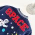 Джинсов Бомбър с Добавени 3Д Апликации Space Crew
