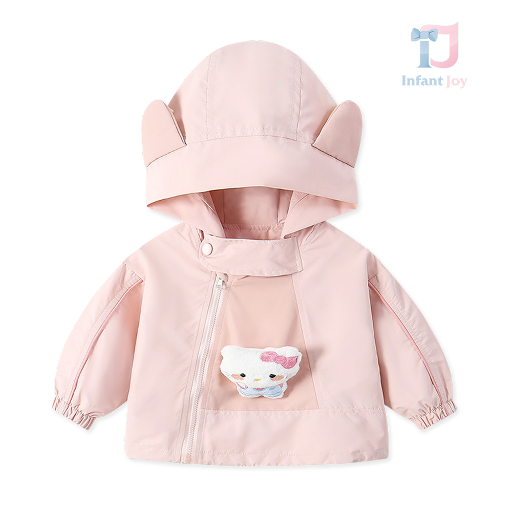 Яке/Ветровка с Добавени Качулка и 3Д Ушички Little Kitty