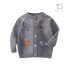 Premium Жилетка от Фино Плетиво с Добавени Бродерии Pastel ZOOphony Grey