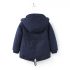 Premium Парка с Качулка и Еко Пух Deep Blue Warmth