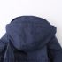 Premium Парка с Качулка и Еко Пух Deep Blue Warmth