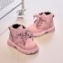 Боти от Еко Велур с Връзки и Велкро Закопчаване Frosty Wander Pink