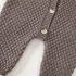 Premium Ромпър от Плетиво с Плюшена Аплиакция Cozy Waffle Choc