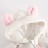Топъл , Плюшен Гащеризон с Качулка с Ушички и Ципово Закопчаване Sweet Soft Vanilla