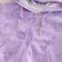Спортен Комплект с Качулка и Пеперуден Десен Ethereal Butterfly Lilac – 2 части
