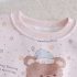 Комплект от Блузка/Суитшърт и Рипс Клин Little Star Bear Pink - 2 части