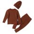 Комплект от Рипс Плетиво с Шапка Rustic Knit - 3 части