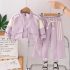 Спортен Комплект от Суитшърт с Висока Яка и Свободен Панталон Zippy Zip Lilac - 2 части