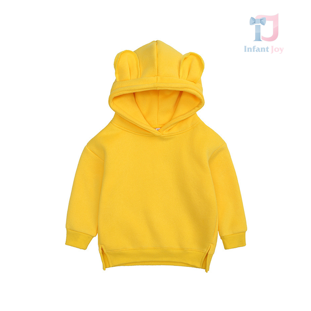 Nude Суитшърт с Качулка и 3Д Елементи Bimbo Frame Yellow