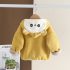 Поларен Суитшърт с Качулка и 3Д Елементи Yellow Cub Cute