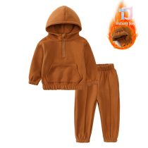 Ватиран, Спортен Комплект с Качулка и Частично Закопчаване Cozy Dijon - 2 части