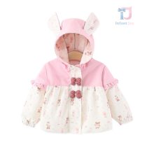 Premium Яке с Качулка с Ушички, Къдри и 3Д Елементи Teddy Whimsy