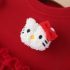 Рокля с Плюшена Апликация, Къдри и Тюл Red Kitty