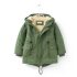 Premium Парка с Качулка и Еко Пух Deep Green Warmth
