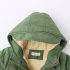 Premium Парка с Качулка и Еко Пух Deep Green Warmth
