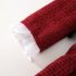 Premium Елегантна Рокля от Букле с Колан и Перлени Копчета Crème Rouge Red