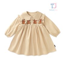 Рокля с Яка, Къдри и Щампи на Мечета Teddy Caramel