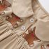Рокля с Яка, Къдри и Щампи на Мечета Teddy Caramel