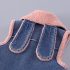Топъл Елек от Деним с Плюшена Яка и 3Д Джобчета Denim Fluff Pink Топъл Елек от Деним с Плюшена Яка и 3Д Джобчета Denim Fluff Pink