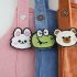 Ватиран Комплект с Джинсов Гащеризон с Кадифен Ефект и Бродерии Caramel Bears – 2 части