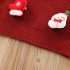 Premium Комплект от Плетиво, Пуловер с Коледни 3Д Елементи и Плисирана Пола Christmas Girl - 2 части