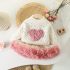 Premium Комплект от Пуловер и Пола с Богата Ту-Ту Пачка Cuddle Heart White – 2 части